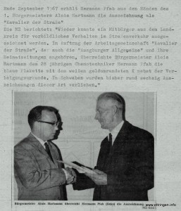 Ausschnitt aus der Ortschronik