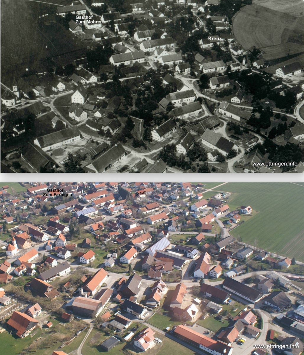 Siebnach 1922 und 2007