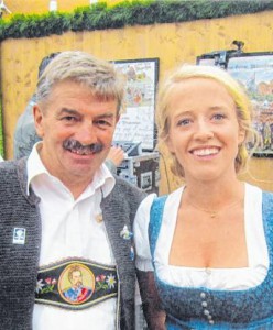 Ludwig Wagner und die beliebte TV-Moderatorin Susanne Wiesner