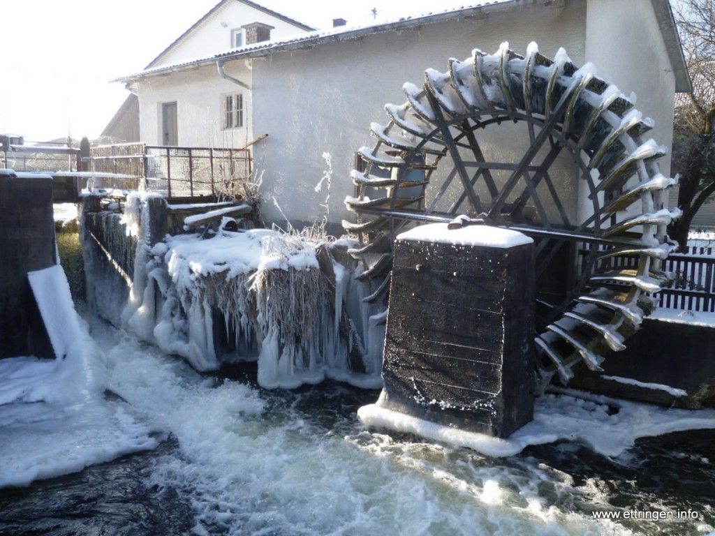 Das Wasserrad am 21.01.2017