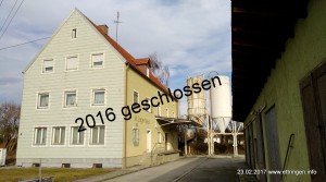 Lagerhaus im Februar 2017