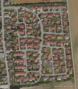 Satellitenaufnahme 2016 Ostsiedlung 2