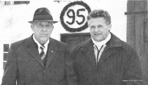 Joseph Huber mit Bgm Walter Fehle