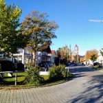 Blick vom Brunnenplatz