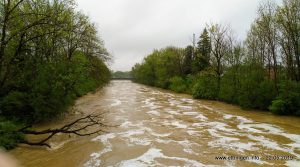 Blick vom Wertachsteg nach Norden