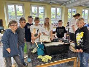 Von links nach rechts: Alexander Moritz, Eliah Schamper, Leon Mickel, David Siegemund, Jil Philipps (UPM), Bastian Härter, Manuel Merkle (Foto I. Strübel)