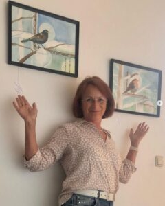 Die Künstlerin auf ihrer INSTAGRAM - Seite