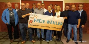 Die Kandidaten der Freien Wähler stellen sich vor