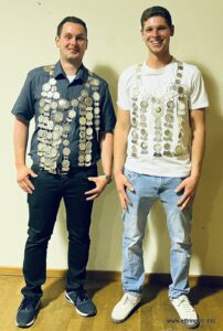 v.l: Bernhard Mang und Jakob Schorer (Katharina Even nicht anwesend). Bild von Julia Henkel. 