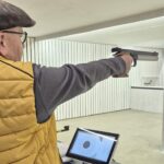 ...um anschließend ein paar Schüsse gekonnt abzugeben.