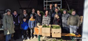 Ein Teil der fleißigen Helfer