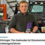 Der Ettringer Tim Galonske ist Deutscher Vizemeister